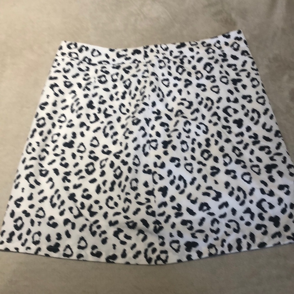 Leopard print mini skirt by Love Sadie